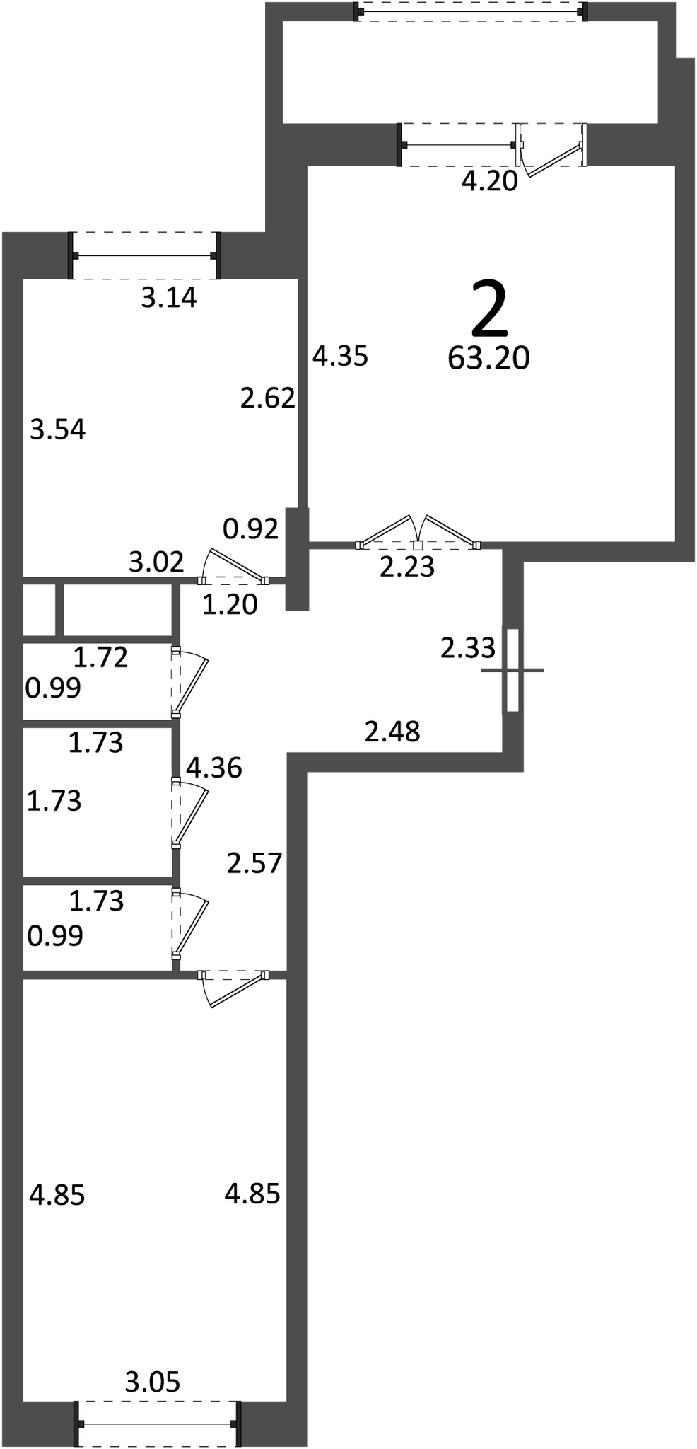 Москварталы (6-я Радиальная ул., д. 7/1, к. 2)