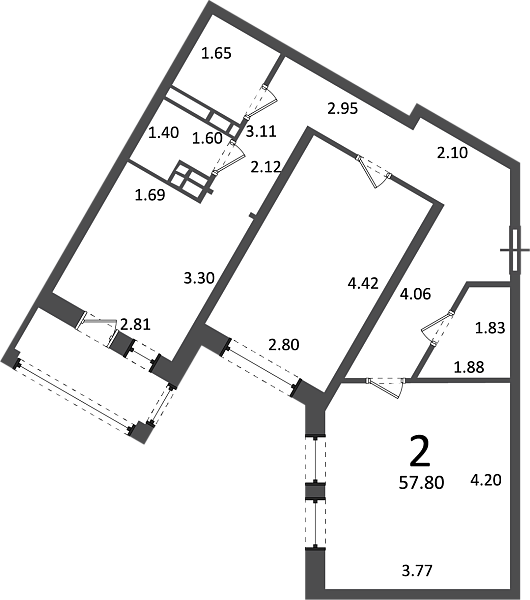 Москварталы (Ирландская ул., д. 4, к. 1, 2)